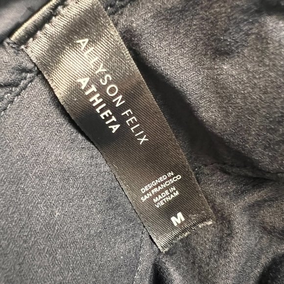 Allyson Felix Pant Women Medium Jogger Collab Athleta Waist 31x29 Pocket Core - Picture 11 of 14